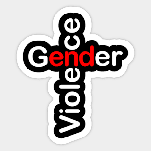 End Gender Violence Sticker